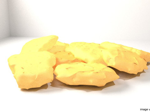 Fast food - Nuggets 3D 모델