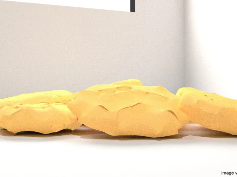 Fast food - Nuggets 3D Model