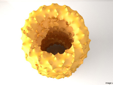 Fast food - Onion Rings 3Dモデル