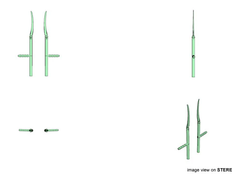 Double Sticks - Blades 3D Model