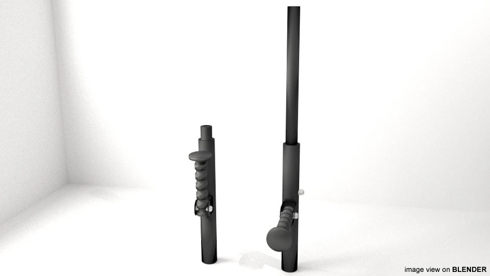 Double Sticks - Compact 3D Model .c4d .max .obj .3ds .fbx .stl .blend 