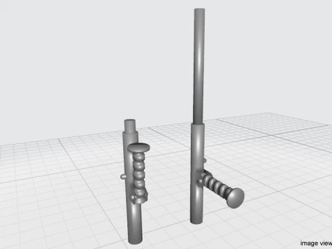 Double Sticks - Compact 3D Model