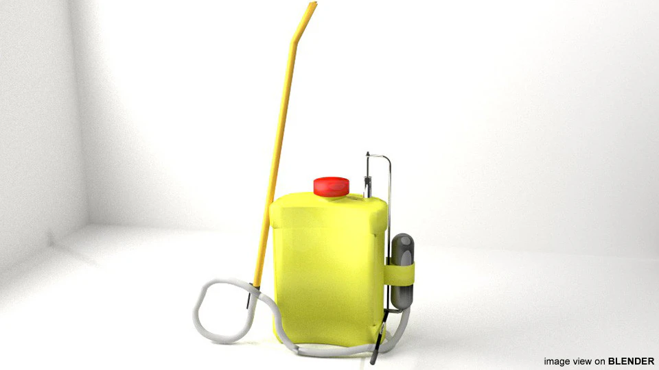 Pulverizador de Compress&atilde;o - Tipo 2 Modelo 3D .c4d .max .obj .3ds .fbx .stl .blend 