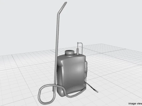 Pulverizador de Compress&atilde;o - Tipo 2 Modelo 3D