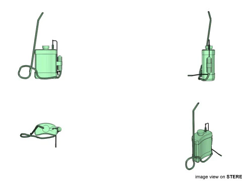 Pulverizador de Compress&atilde;o - Tipo 2 Modelo 3D