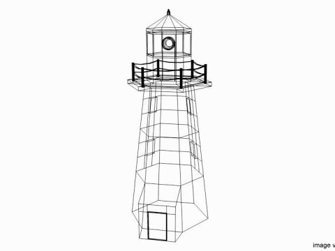 Lighthouse - Type 1 Model 3D