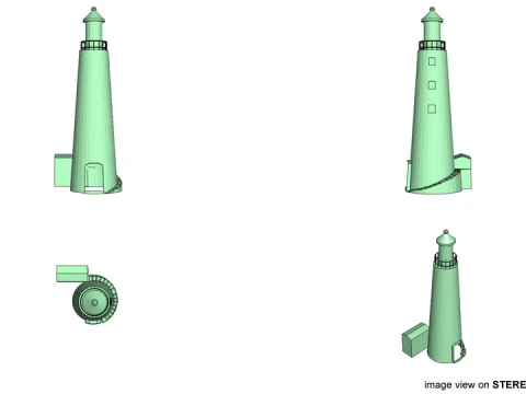 Lighthouse - Type 2 3D Model