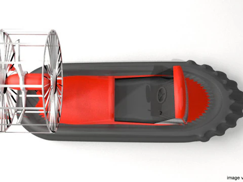 气垫船 - 1 型 3D 模型