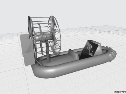 气垫船 - 1 型 3D 模型