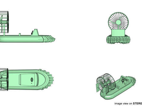 Hovercraft - Type 1 3D Model