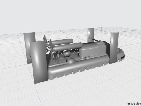 Hovercraft - Type 2 3Dモデル