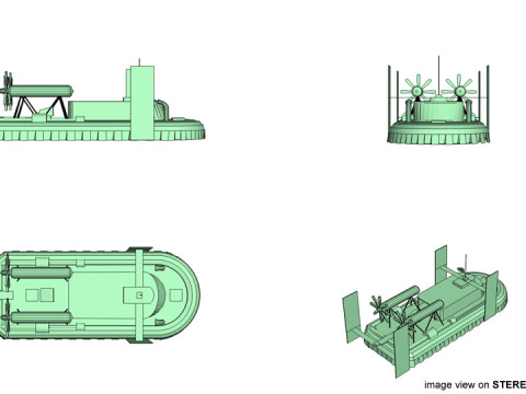 Hovercraft - Type 2 3Dモデル