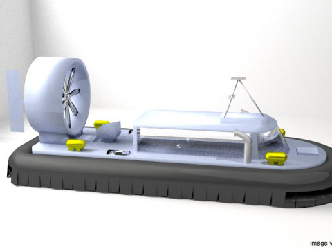 Hovercraft - Type 3 3D Model