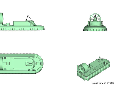Hovercraft - Type 3 3Dモデル
