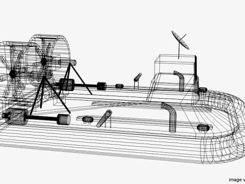 Hovercraft - Type 5 3Dモデル