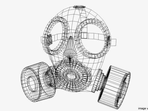 Gasmask Type 1 3Dモデル