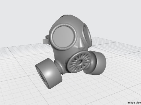 Gasmask Type 1 3Dモデル