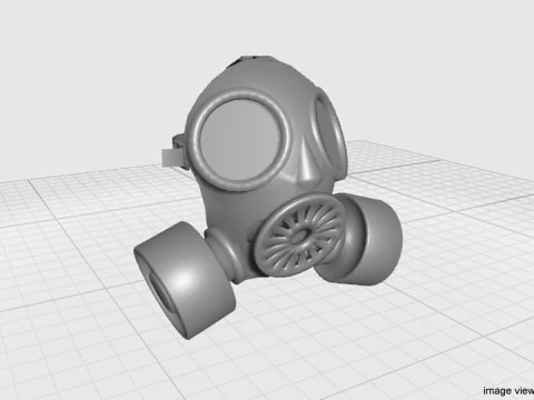 Gasmask Type 1 3D Model
