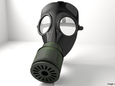 Gasmask Type 2 3Dモデル