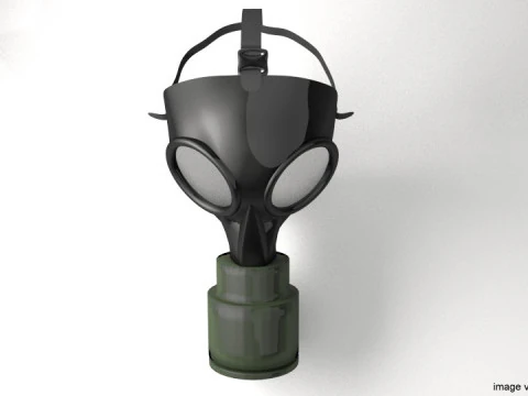 Gasmask Type 2 3D Model