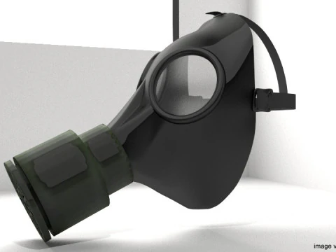 Gasmask Type 2 3D Model