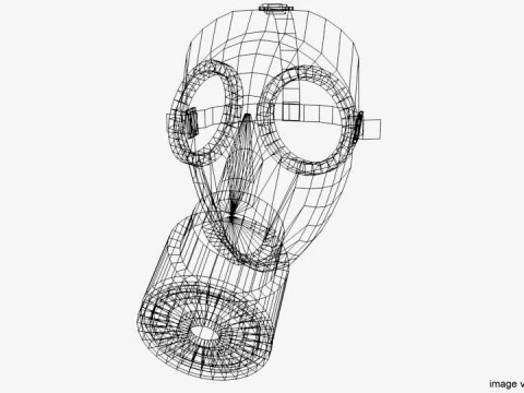 Gasmask Type 2 3D Model