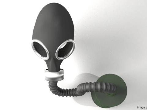 Gaz Maskesi Tip 3 3D Model