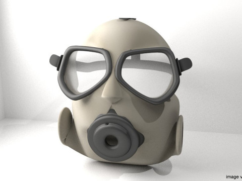 Gasmask Type 4 3Dモデル