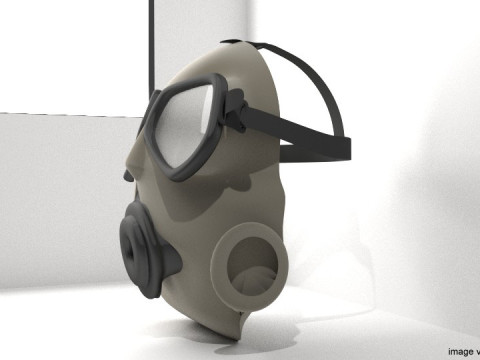 Gasmask Type 4 3D मॉडल