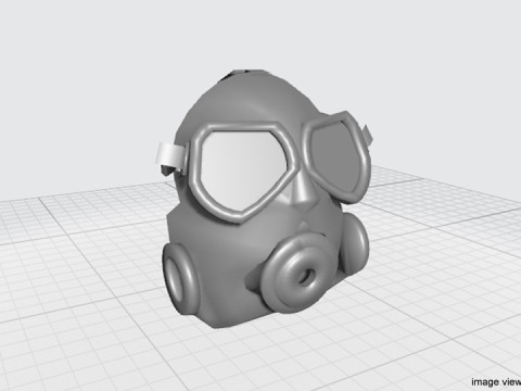 Gasmask Type 4 3D मॉडल