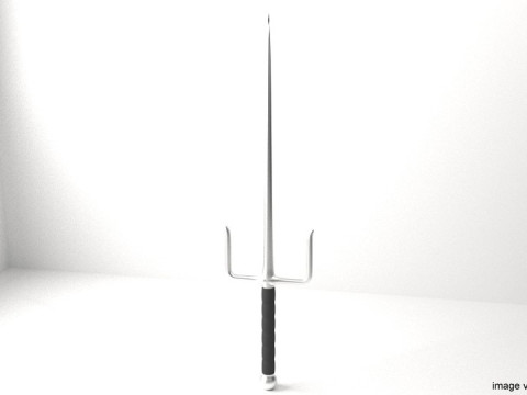 Short-handled Trident - Type 1 3D Model