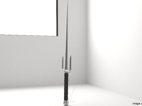 Short-handled Trident - Type 1 3D मॉडल