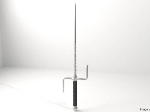 短柄三叉戟 - 2 型 3D 模型