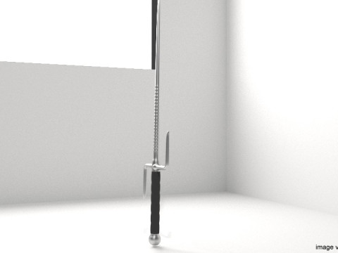 Short-handled Trident - Type 2 3D Model