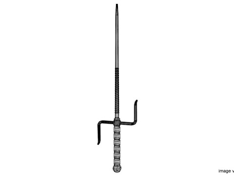 Short-handled Trident - Type 2 3D Model