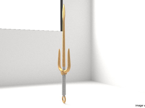 Short-handled Trident - Type 3 Modelo 3D