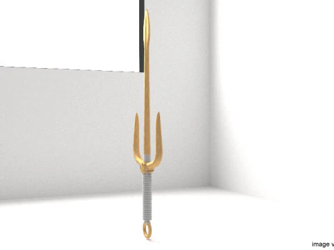 Short-handled Trident - Type 3 3D Model