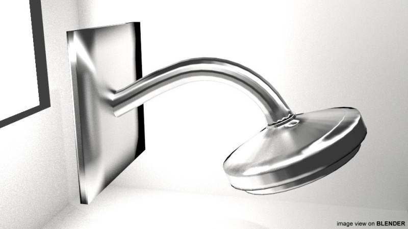 Shower Hose Type 1 3Dモデル .c4d .max .obj .3ds .fbx .stl .blend 
