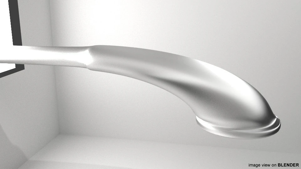 Shower Hose Type 3 3D Model .c4d .max .obj .3ds .fbx .stl .blend