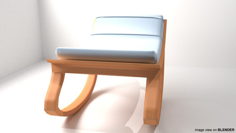 Rocking Chair - Infant 3D 模型 .c4d .max .obj .3ds .fbx .stl .blend 