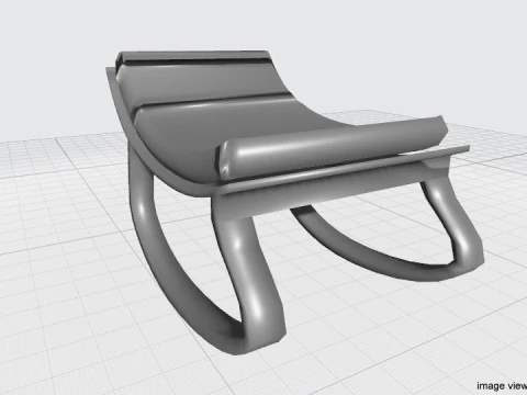 Rocking Chair - Infant 3D Model