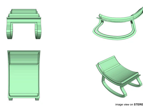 Rocking Chair - Infant 3D Model