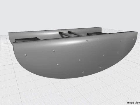 Rocking Boat 3D Model