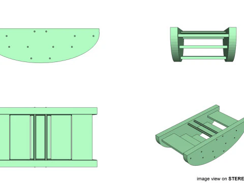 Rocking Boat 3D Model