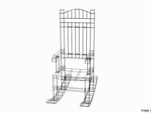 Rocking Chair 3Dモデル