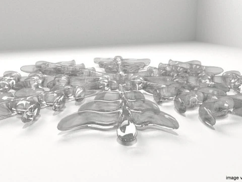 Снежинка - Тип 1 3D Модель