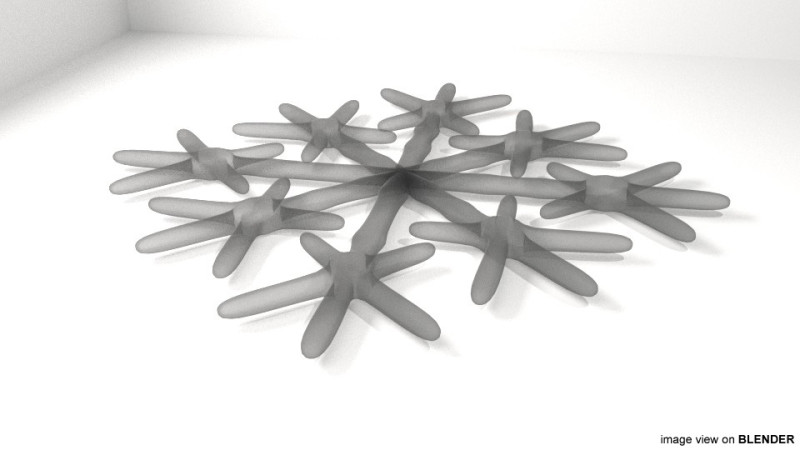Snowflake - Type 2 3D 模型 .c4d .max .obj .3ds .fbx .stl .blend 