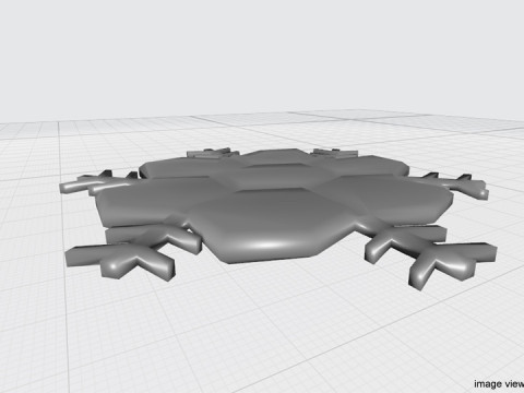 Snowflake - Type 3 3D Model