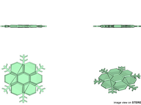 Snowflake - Type 3 3D Model