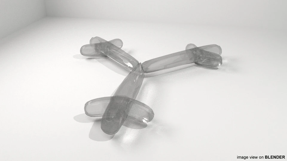 Flocon de neige - Type 4 Modèle 3D .c4d .max .obj .3ds .fbx .stl .blend 